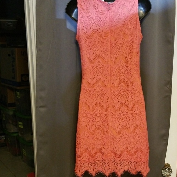 Stella Luce crocheted overlay dress size M - Picture 4 of 7